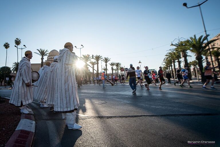 General scenery shot of the Marrakech Marathon 2025