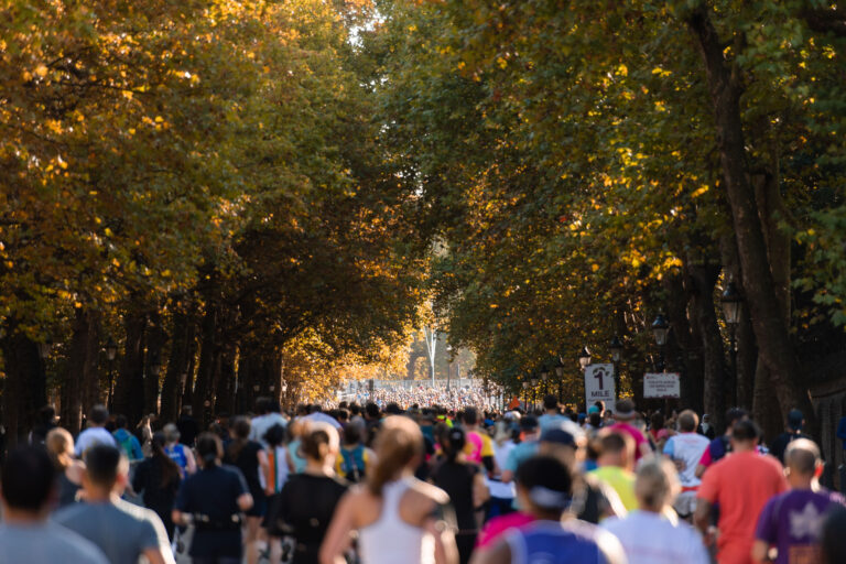 A horizon shot of the Royal Parks Half Marathon 2024
