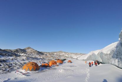 Ice Camp, optional extension for the Icefjord Midnight Marathon