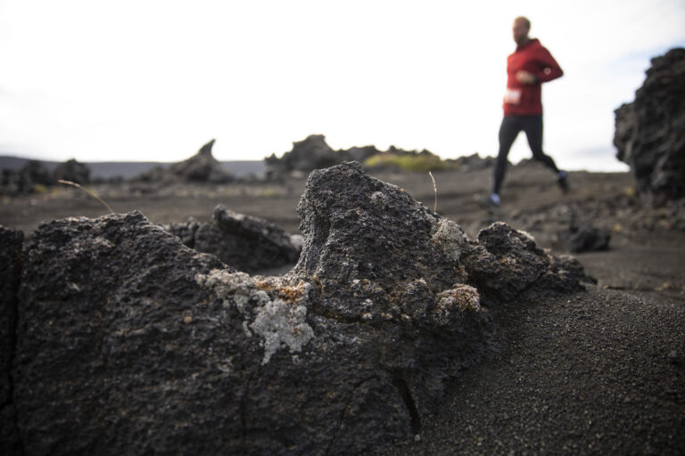 The Iceland Volcano Marathon 2024 takes place over some incredible geological terrain