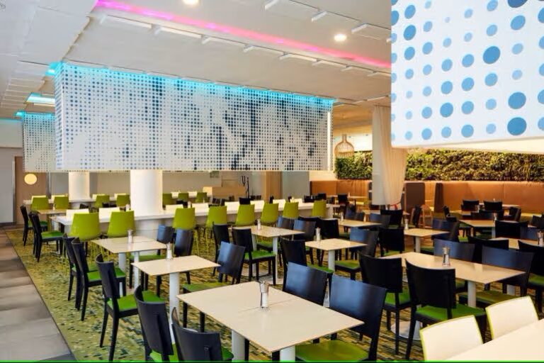 Dining area at the Scandic Hotel Potsdamer Platz