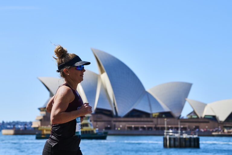 Photo of a runner taking part in the Sydney Marathon, which is set to become the seventh World Marathon Major