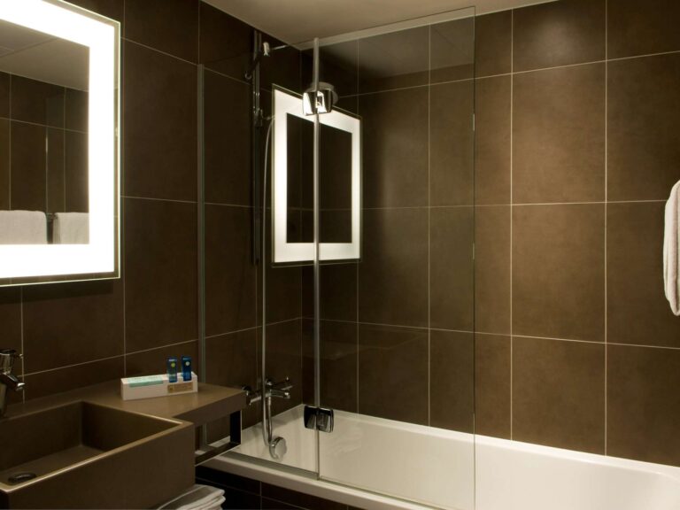 Bathroom at Novotel Manchester Centre, hotel option for Trail Escape Manchester