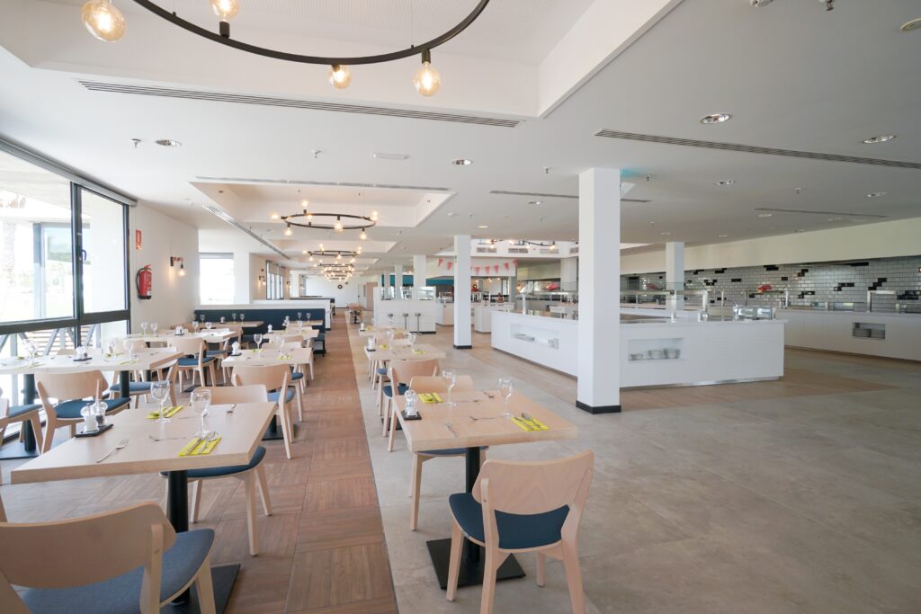 Dining facilities at the Playitas Resort, Fuerteventura