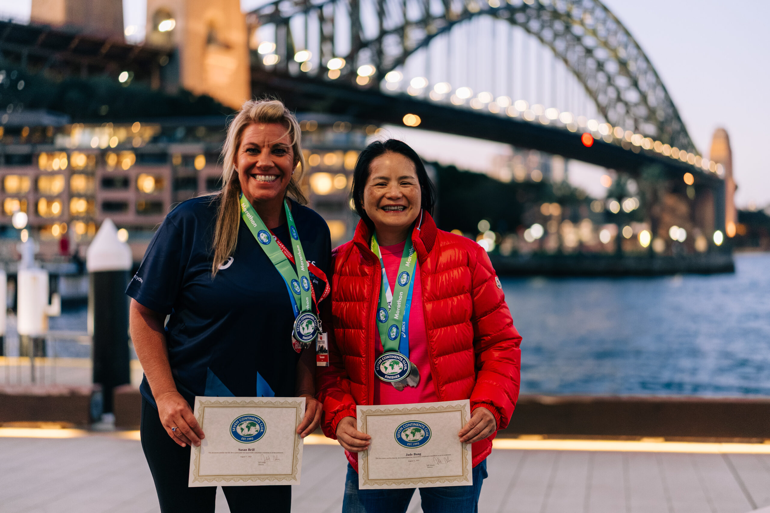 Seven Continents Club® finishers at the 2025 TCS Sydney Marathon presented by ASICS