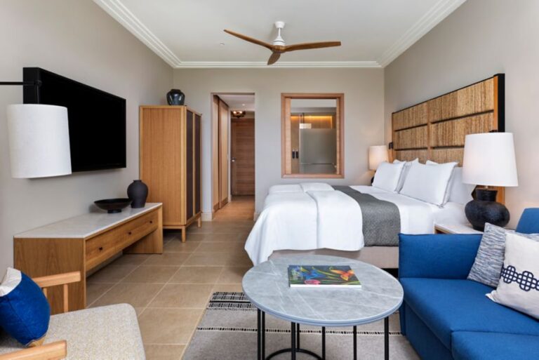 Deluxe Room at the Westin Resort Costa Navarino, hotel option for Marathon Tours & Travel's own Greece Marathon - the Greek Odyssey Half Marathon