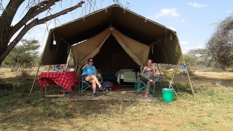 Amazing Maasai adventure at the race tented campsite