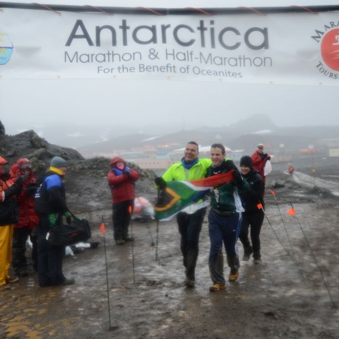 First Blind Runner Conquers the 2014 Antarctica Marathon