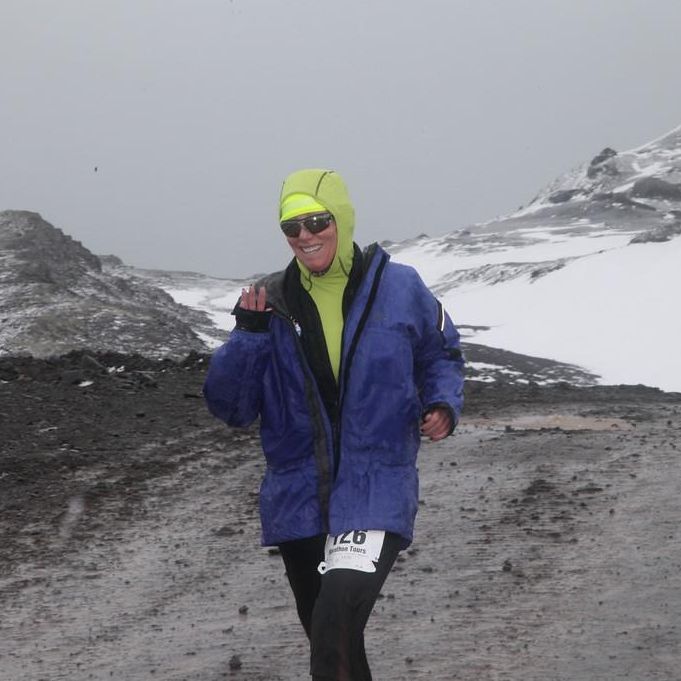 Peorian Kathy Jones runs marathon on her seventh continent