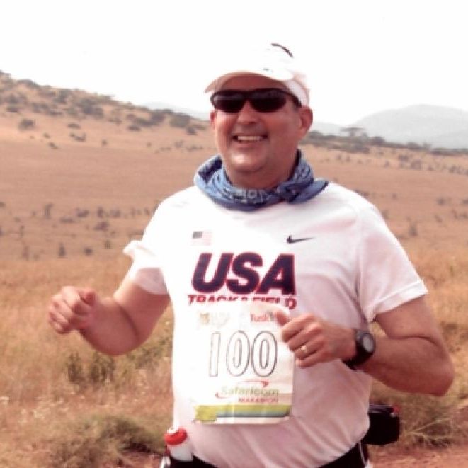 Marathon man Steve Neibergall completes 100th marathon in Kenya and now has run race  on all seven continents