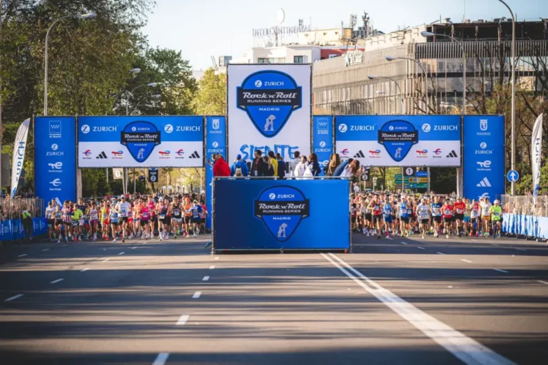 Runners setting off at the start of the Madrid Marathon 2027