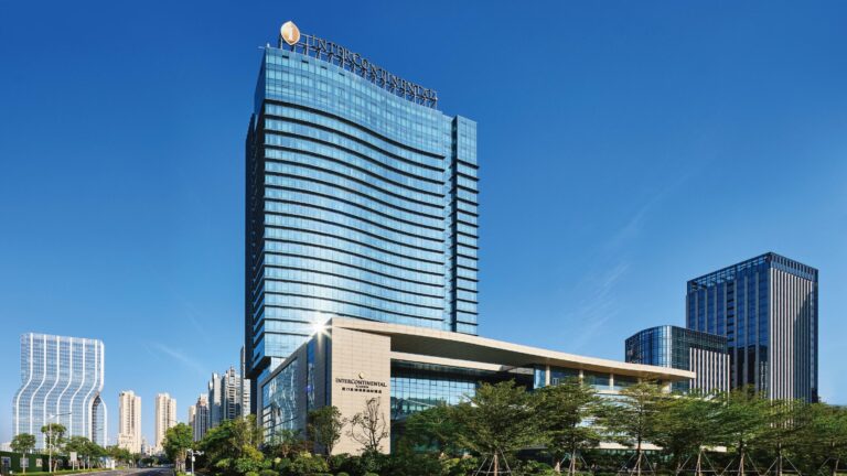 The exterior of the InterContinental Xiamen, hotel option for the Xiamen Marathon 2025