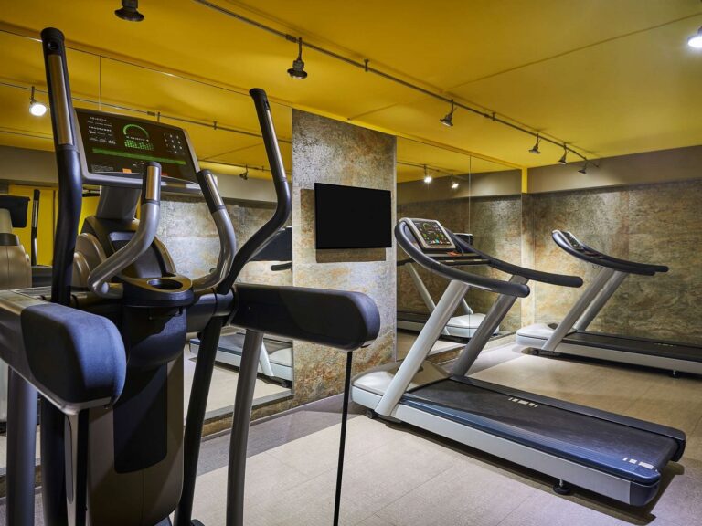 Gym at the Mercure Paris Gare de Lyon, hotel option for the Paris Half Marathon 2025