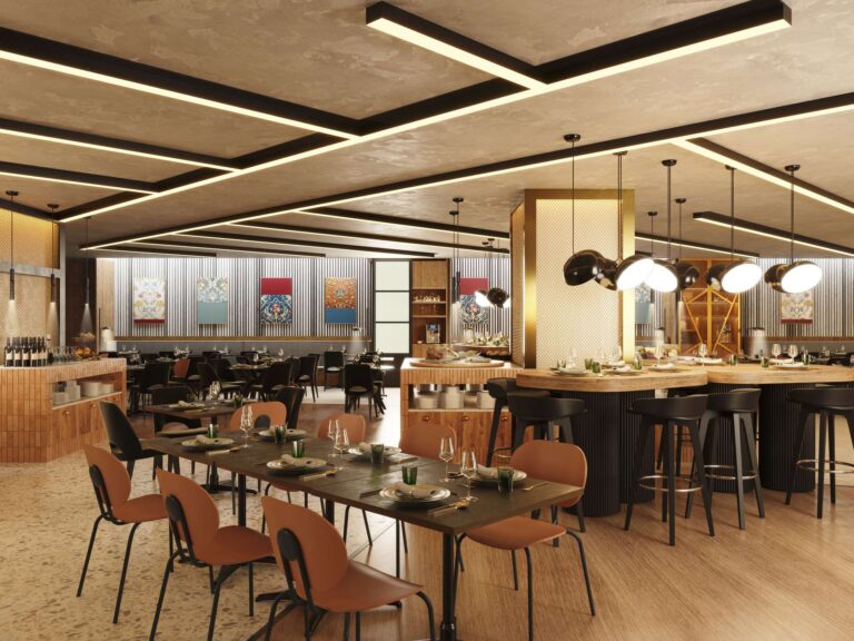 Restaurant at the Novotel Valencia Lavant, hotel option for the Valencia Marathon